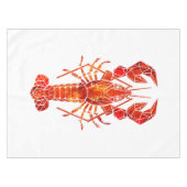 Nappe Homard polygonal rouge (Devant (Horizontal))