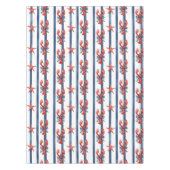 Nappe Homards et étoiles de mer coquettes (Devant)