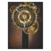 Nappe Horloge Steampunk avec des engrenages anciens (Devant)