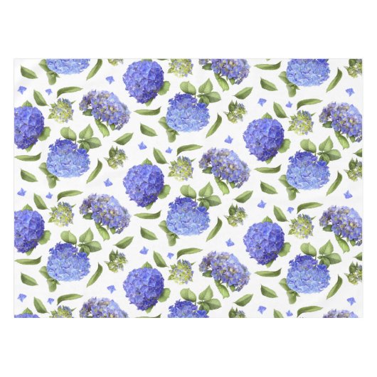 Nappe Hortensias bleus (Devant (Horizontal))