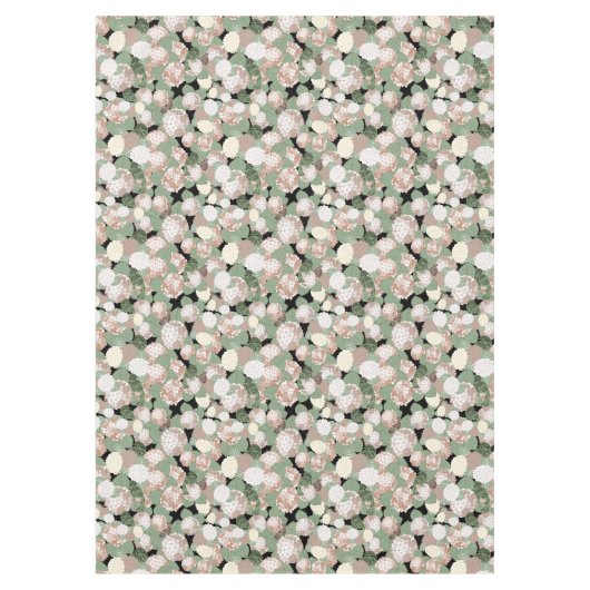 Nappe  Hortensias Verdes y Pájaros (Devant)