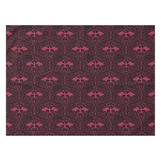 Nappe HOUSE OF THE DRAGON | Red Dragon Filigree Pattern (Devant (Horizontal))
