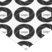 Nappe Housse de table pour salon professionnel or blanc (Angle)