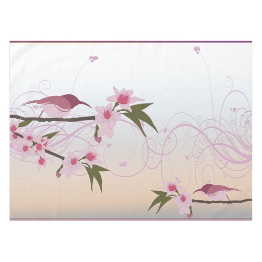 Nappe HummingBirds avec Dogwoods (Devant (Horizontal))