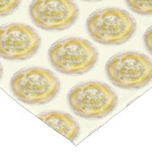 Nappe Hummus Houmous Pois Chickpeas Méditerranéen Plongé (Angle)