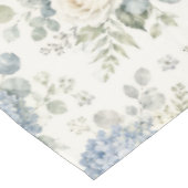 Nappe Hydrangea Bleu Poussiéreux Rose Blanche Crème Flor (Angle)