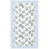 Nappe Hydrangea Bloom Blue Aquarelle Florale (Devant)