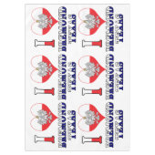 Nappe I Heart Love Bremond Texas (Devant)