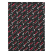 Nappe I love (ajouter votre texte) Cadeau Saint-Valentin (Devant)