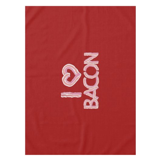 Nappe I Love Bacon (Devant)