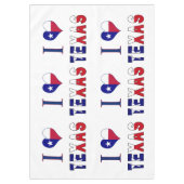 Nappe I Love Texas Flag (Devant)