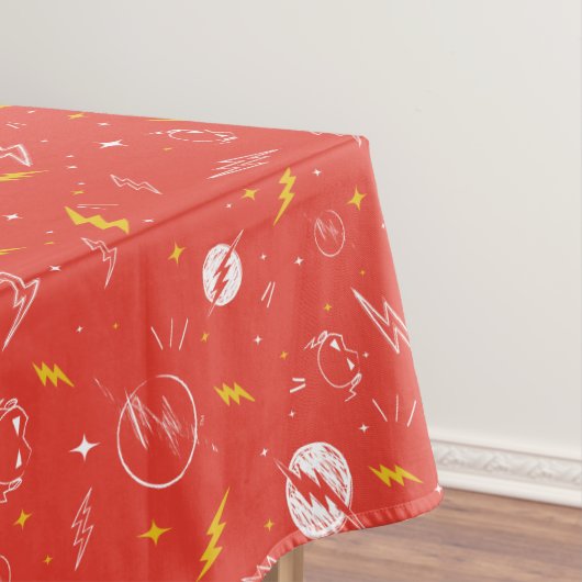 Nappe Icône de la foudre Flash et motif doodle (In Situ)