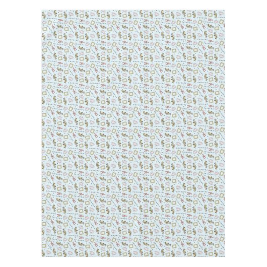 Nappe Icônes d'aquarelle AMIS™ Motif (Devant)