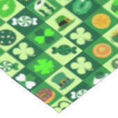 Nappe Icônes de la Saint-Patrick Motif sans couture (Angle)