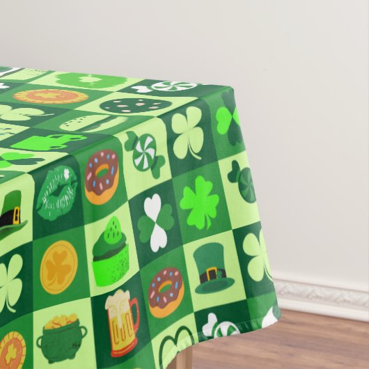 Nappe Icônes de la Saint-Patrick Motif sans couture (In Situ)