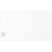 Nappe Idée personnalisée du Mariage Ajouter un logo (Devant (Horizontal))