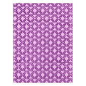 Nappe Ikat Aztec Tribal - Améthyste violet et violet (Devant)