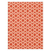 Nappe Ikat Aztec Tribal - Rouille, Orange et blanc (Devant)