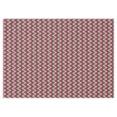 Nappe Ikat Chevron Stripes - Rouge, Blanc et Gris / Gris (Devant (Horizontal))