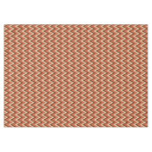 Nappe Ikat Chevron Stripes - Rouille, Brown et beige (Devant (Horizontal))