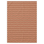 Nappe Ikat Chevron Stripes - Rouille, Brown et beige (Devant)