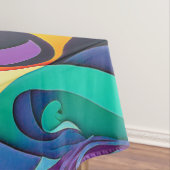 Nappe Illustration Abstraite de la ligne Sun Waves (In Situ)