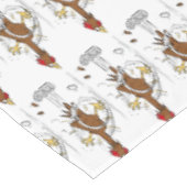 Nappe Illustration amusante de poulet cool (Angle)