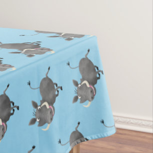 Nappe Illustration amusante d'un cochon de phacochère af