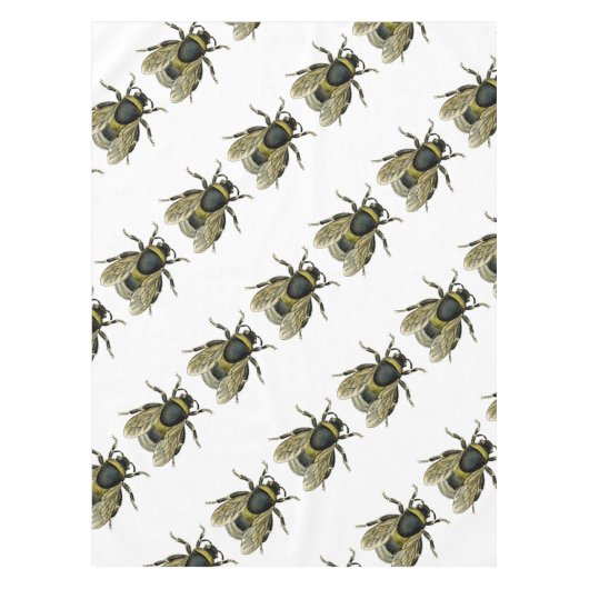Nappe Illustration antique d'abeille (Devant)