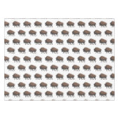 Nappe Illustration de bison (Devant (Horizontal))
