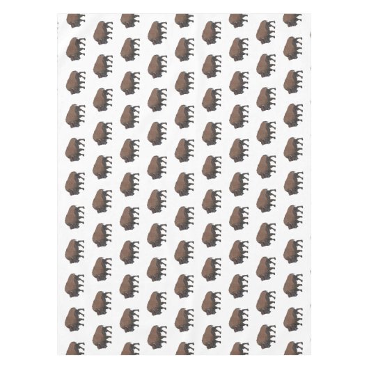 Nappe Illustration de bison (Devant)