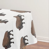 Nappe Illustration de bison (In Situ)