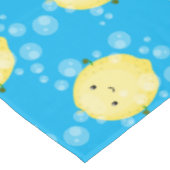 Nappe Illustration de bulles de caricatures de citron mo (Angle)