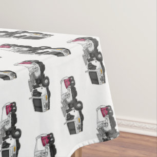 Nappe Illustration de camion à ordures animé