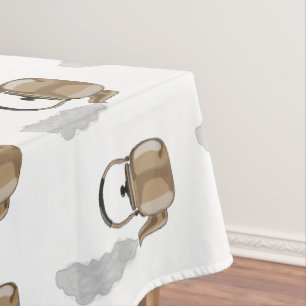 Nappe Illustration de cartoon de bouilloire de cuisinièr