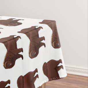 Nappe illustration de chien Mastiff tibétain en cartoon