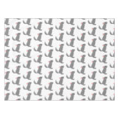 Nappe Illustration de chinchilla gris mignon (Devant (Horizontal))