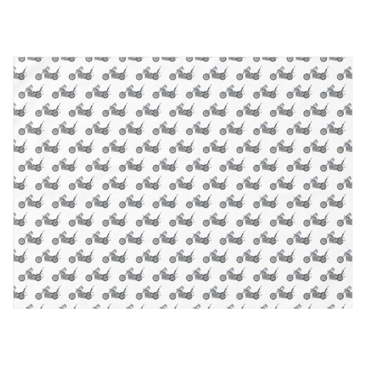 Nappe Illustration de Chopper Motorcycle 1950 (Devant (Horizontal))