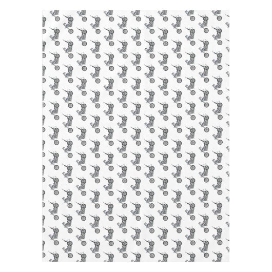 Nappe Illustration de Chopper Motorcycle 1950 (Devant)