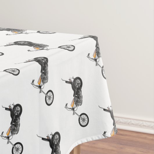 Nappe Illustration de Chopper Motorcycle 1950 (In Situ)