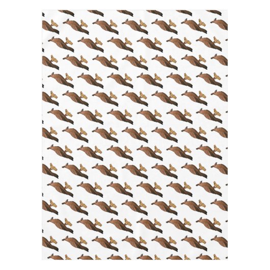 Nappe illustration de dessin animé d'aigle de Java (Devant)