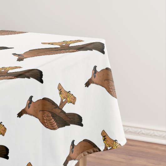 Nappe illustration de dessin animé d'aigle de Java (In Situ)