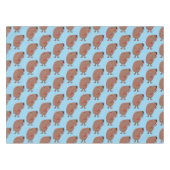 Nappe Illustration de dessin animé de capybara ukulele (Devant (Horizontal))