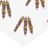 Nappe Illustration de dessin animé de kebab ou kabob (Angle)