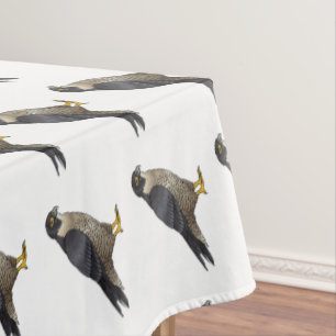 Nappe Illustration de dessin animé d'oiseau faucon pèler