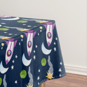 Nappe Illustration de dessin animé d'un vaisseau spatial
