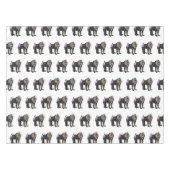 Nappe Illustration de dessin animé Mandrill (Devant (Horizontal))