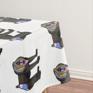 Nappe Illustration de dessin animé Mandrill