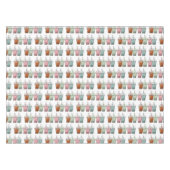 Nappe Illustration de dessin animé pour le thé de bulle (Devant (Horizontal))