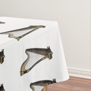 Nappe Illustration de dessin animé sur la harpe